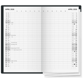 Taschenkalender 2026 | A6, Kunststoff, sortiert